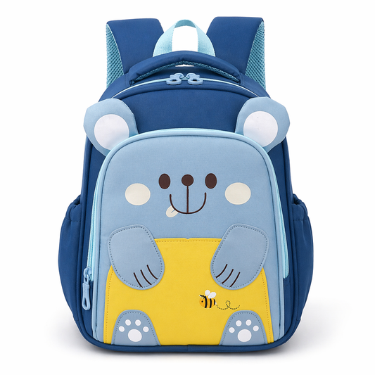 Cute Bear Kids Backpack | Lightweight School Bag for Toddlers | Waterproof & Comfortable (Ages 2–6 Years) - Blue
