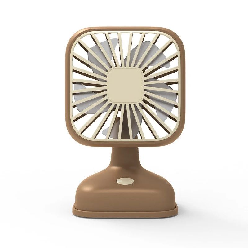 Portable Rechargeable Mini Fan | Retro Desk Fan with Adjustable Angle | Silent USB Table Fan for Home, Office & Travel