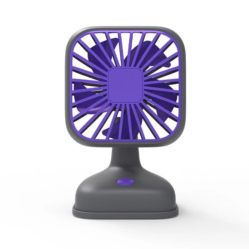 Portable Rechargeable Mini Fan | Retro Desk Fan with Adjustable Angle | Silent USB Table Fan for Home, Office & Travel
